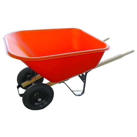 Wheelbarrow, Poly, 8 Cu. Ft., Pneumatic MPN:10G165