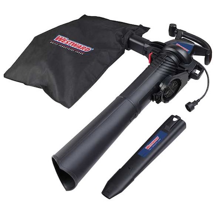 Corded Corded Handheld Leaf Blower/Vacuum, 370 cfm, 210 mph, 90 dBA MPN:20X615