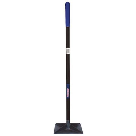 Tamper, Steel, 10in.L x 10in.W, Rubber Grip MPN:38ZD97