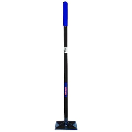 Tamper, Steel, 8in.L x 8in.W, Rubber Grip MPN:38ZD98