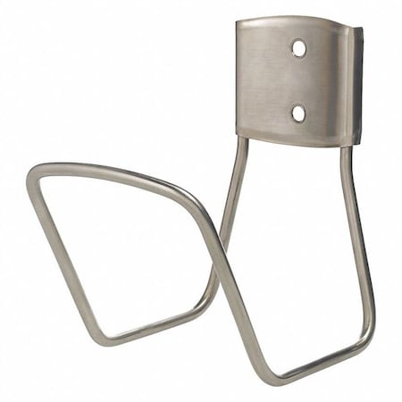 Garden Hose Hanger, SS, 5 1/4 in W, Silver MPN:48PG06