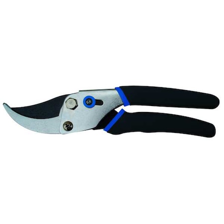Pruner, Bypass Blade, 5/8 in Cut Cap, Steel 2-1/2 in L Blade, Steel Handle, PVC Grip MPN:5TFN0