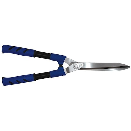 Shears, Long Straight Blade, Polished Steel 10 in L Blade, Aluminum Handle, Plastic Grip MPN:5TFN4