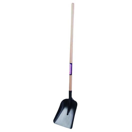 Standard Scoop Square Point Shovel, 14 ga Not Applicable Blade, Steel Blade, Forward Turn Step MPN:6YU35