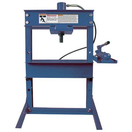 Hydraulic Bench Shop Press, 12 Tons MPN:1MZJ7