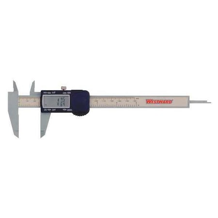 Digital Caliper, Fractional, Poly, 6 In MPN:2YNC6