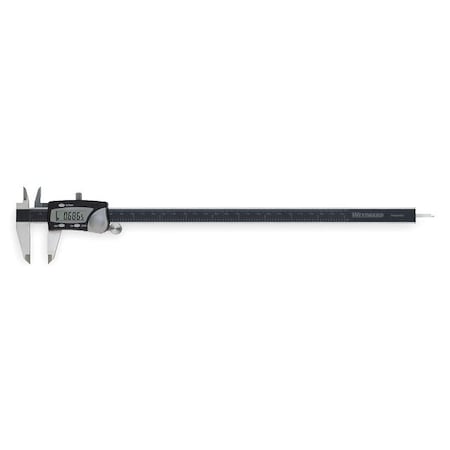 Digital Caliper, 0-12 In, 2.40 In Deep Jaw MPN:2ZA61