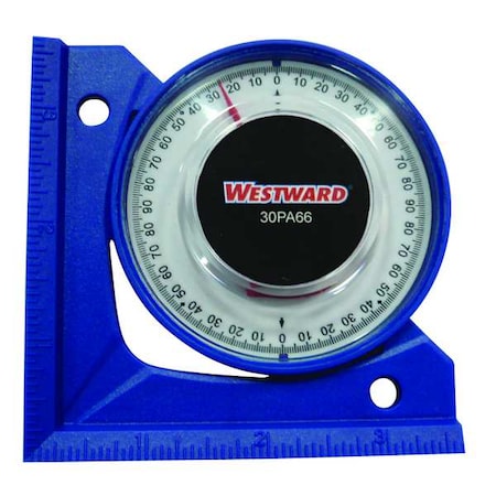 Angle Finder, 90 deg., 3-1/2 in., Blue MPN:30PA66