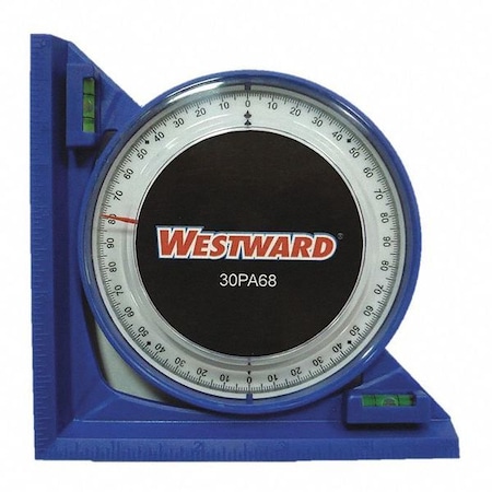 Angle Finder, 90 deg., 5 in., Blue MPN:30PA68