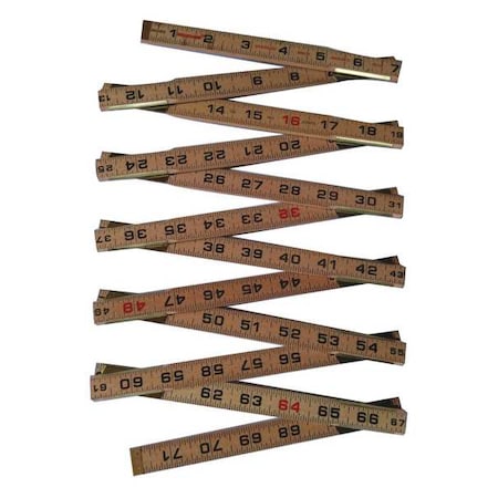 Brick Mason Folding Rule, 72 in., Standard MPN:30PC18