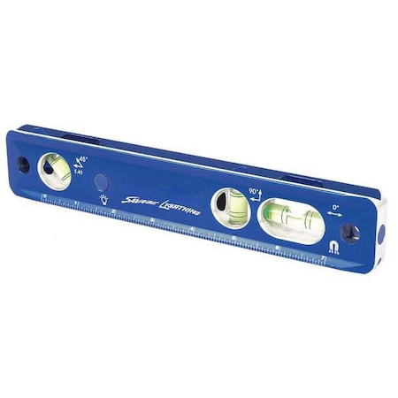 Torpedo Level, Aluminum, Bubble, Anodized MPN:32ZU63