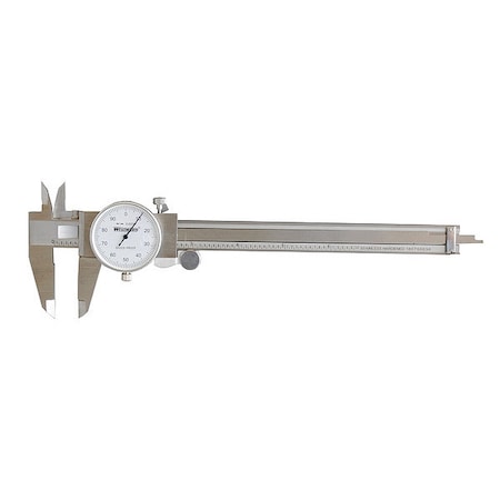 Dial Caliper, 0-6 In, 1 5/8 In Jaw MPN:4KU74