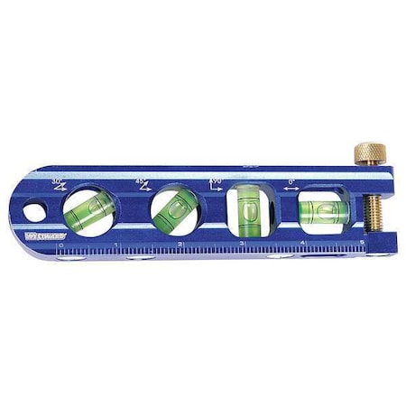 Magnetic Torpedo Level, 6 1/4 In, 4 Vials MPN:4MRX9