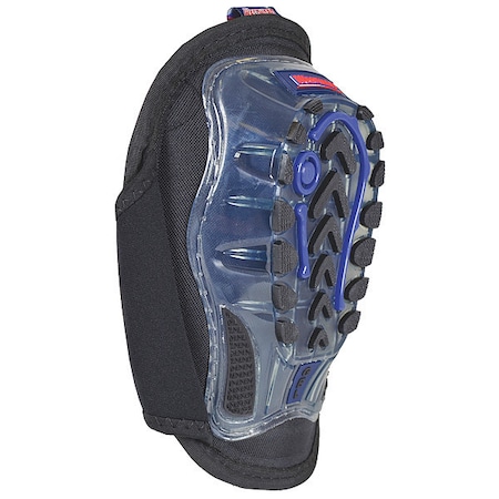 Knee Pad, Stabilizer, Foam Pad, Plastic, Rubber Cap, hook-and-loop Closure, 1 Straps, Black MPN:5MZN5