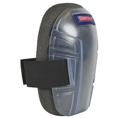 Knee Pad, Swivel, Foam Pad, Plastic Cap, hook-and-loop Closure, 1 Straps, Black, Universal MPN:5MZN6