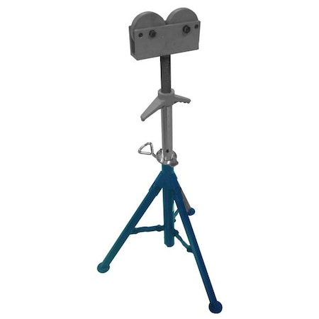 Roller Head Pipe Stand, Adj, 1/8 to 12 in MPN:22XP99