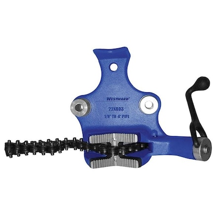 Bench Chain Vise, Top Screw, 1/8 to 4 in MPN:22XR03