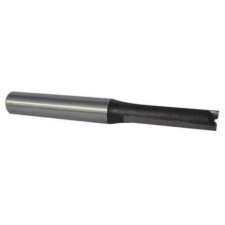 Straight Rtr Bit Carbide Tipped, 1/4 In MPN:16Y555