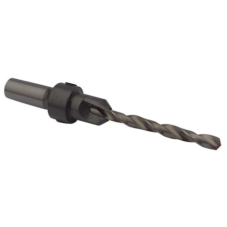 Cntrsnk Rtr Bit, For No.6 Wd/Scrw, 3/8 In MPN:16Y613