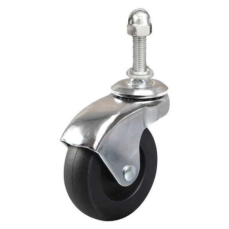 Caster, Black, 2-1/2