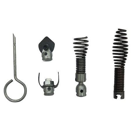 Drain Cleaning Tool Set, 4 in Cap, 5 pcs. MPN:22XP49
