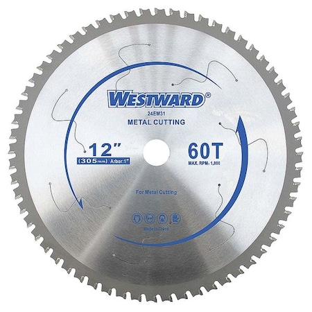 CircularSawBlade, Carbide, Dia:12