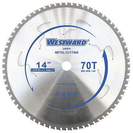 CircularSawBlade, Carbide, Dia:14