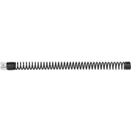 Drain Cleaning Cable, 2 x 27-5/8 in, Steel MPN:49U743
