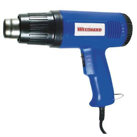 Heat Gun, Corded Powered, 120V AC, Variable Temp. Setting, 1, 200 W Watt, Pistol-Grip Handle MPN:4HWK1