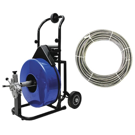 125 ft Corded Drain Cleaning Machine, 120V AC MPN:7DD56