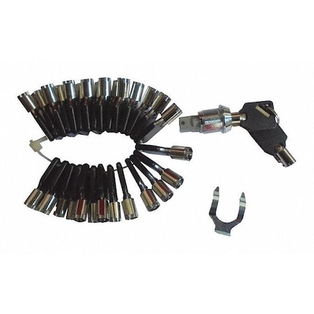 Replacement Lock and Key, 30 Keys MPN:GGS_56587