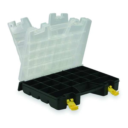 Adjustable Compartment Box with 11 to 46 compartments, Plastic, 3-1/2