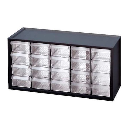polystyrene, Compartment Cabinet, 6 in D x 7 1/4 in H x 14 3/4 in W MPN:31TT93