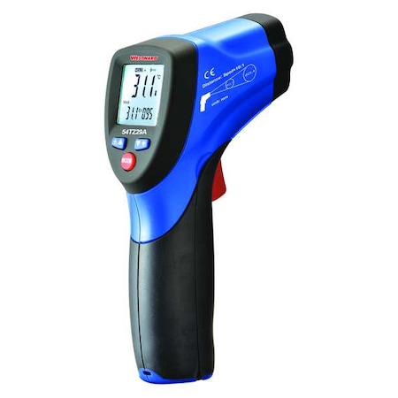 Infrared Thermometer, Fixed 0.95, -58 Degrees to 1000 Degrees F, LCD MPN:54TZ29