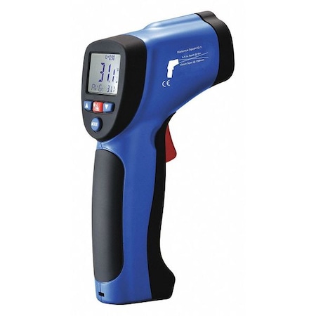 Infrared Thermometer, Adjustable 0.10 to 1.00, -58 Degrees to 1472 Degrees F, LCD MPN:54TZ30