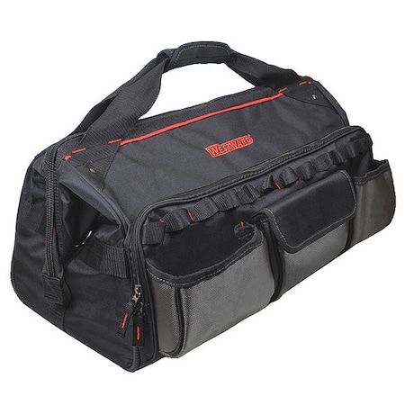Tool Bag, Black, Polyester, 11 Pockets MPN:32PJ40