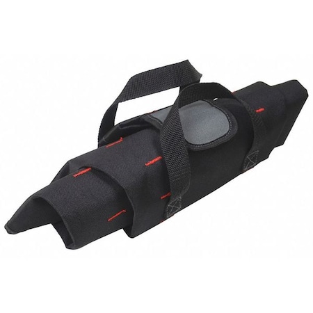 Tool Pouch, Wrench Roll, Black, Polyester, 15 Pockets MPN:32PJ46