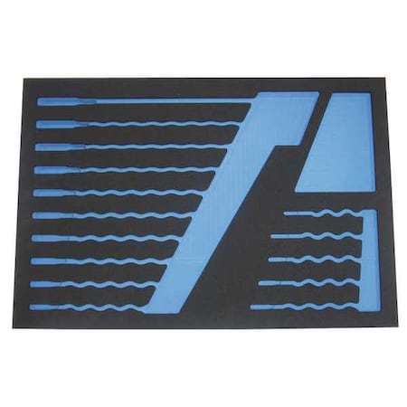 Foam Insert with EVA, 1 1/4 in H x 14 3/4 in W MPN:38W625