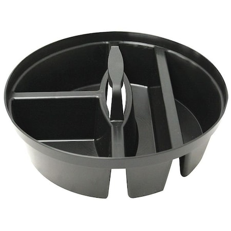 Bucket Tool Organizer, Black, Plastic, 0 Pockets MPN:38XX90