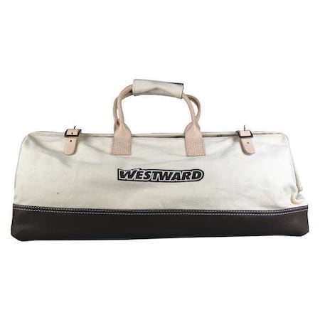 Tool Bag, Tan, Canvas, 1 Pockets MPN:53JW32
