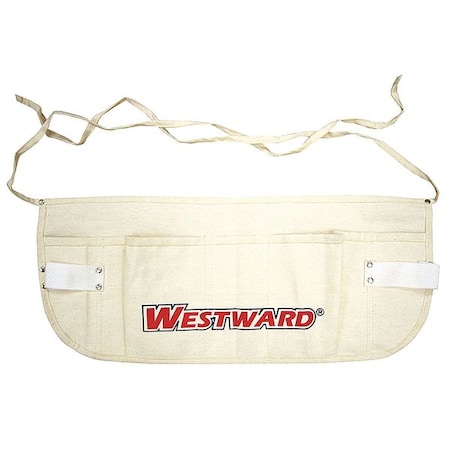 Tool Apron, Tool Apron, Off-White, Canvas, 5 Pockets MPN:5MZL4