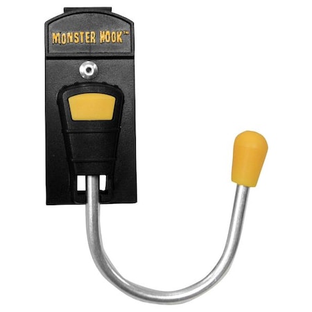 Tool Belt, Hook, Black, Silver, Yellow, Metal, Plastic MPN:5MZR6