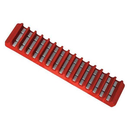 Magnetic Tool Holder with Polypropylene, Steel, 1 3/8 in H x 2 1/4 in W MPN:5NND8