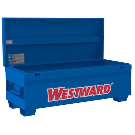 WESTWARD Jobsite Storage Box, Blue, 20 cu ft, 60