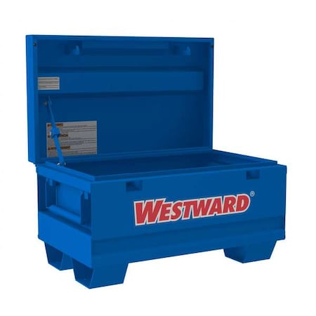 WESTWARD Jobsite Box Cabinet, Blue, 5 cu ft, 32