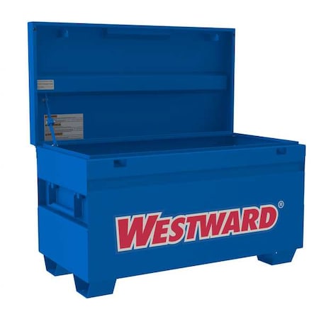 WESTWARD Jobsite Box Cabinet, Blue, 16 cu ft, 48