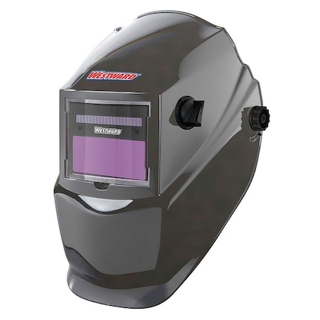 Auto Dark Welding Helmet, 4, 9-13, Gray MPN:22XX39