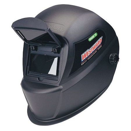 Passive Welding Helmet, 10, Black MPN:4UZZ3