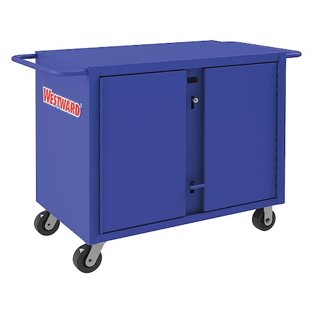 Rolling Workbench, 43.87 x26.87x38.5, Blue MPN:24Y922