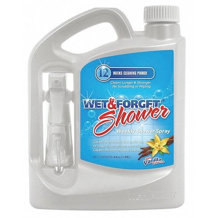Shower Cleaner, 64 oz, Trigger Spray Bottle, Ready to Use, Vanilla Scent MPN:801064